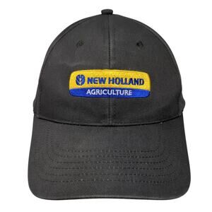 New Holland Agriculture Strapback Baseball Cap Gray One Size Cary Francis Group